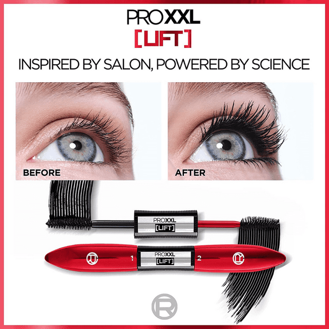 Loreal Paris Pro XXL Lift Mascara - Black 2 Step