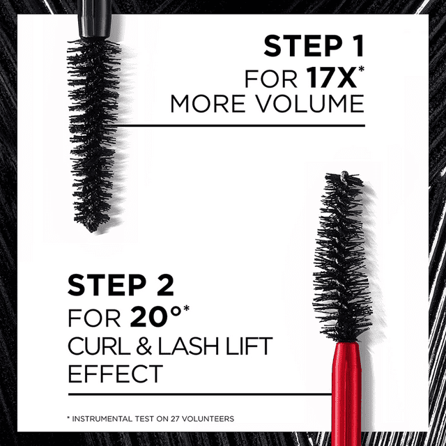 Loreal Paris Pro XXL Lift Mascara - Black 2 Step