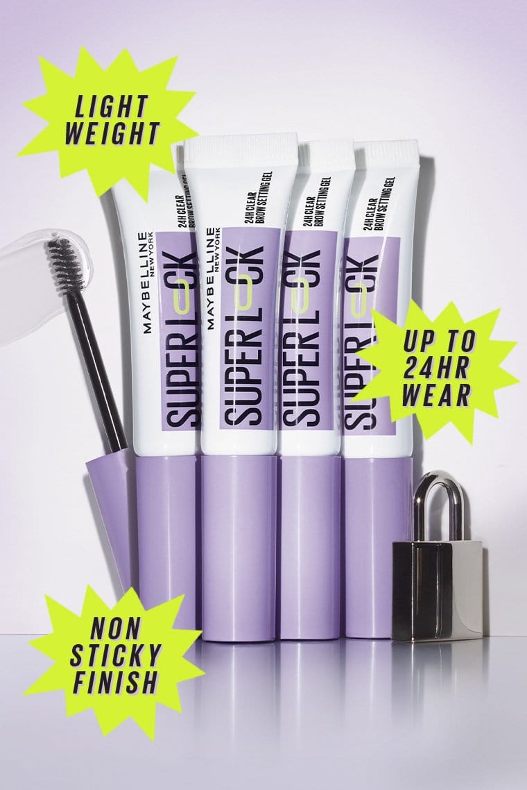 Maybelline Super Lock Clear Brow Glue Eyebrow Gel Mascara